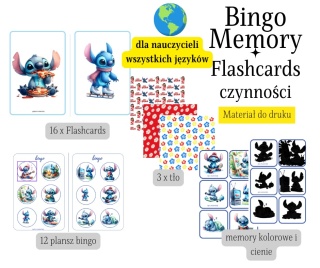 Bingo Memory czynności Stitch
