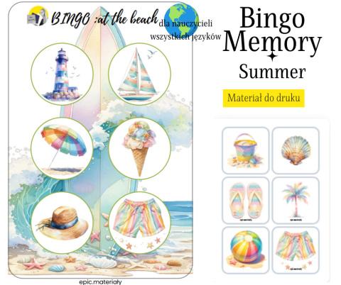 Bingo i memory plaża