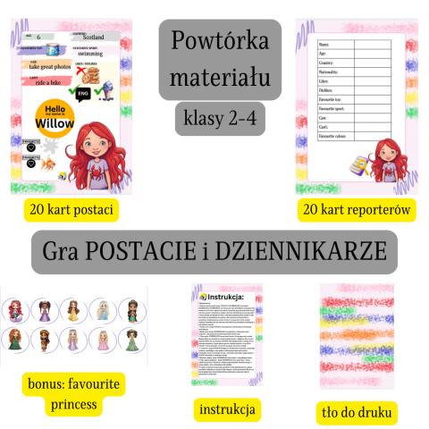 Gra Postacie i Dziennikarze Gra Postacie i Dziennikarze