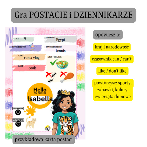 Gra Postacie i Dziennikarze Gra Postacie i Dziennikarze