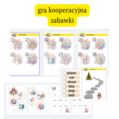 Gra kooperacyjna zabawki + dodatki Gra kooperacyjna zabawki + dodatki