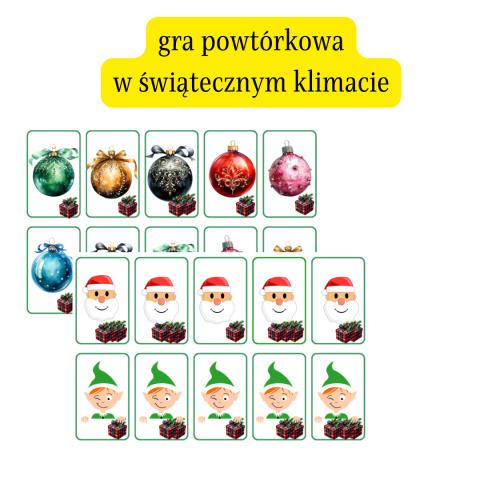 Gra powtórkowa w świątecznym klimacie Gra powtórkowa w świątecznym klimacie