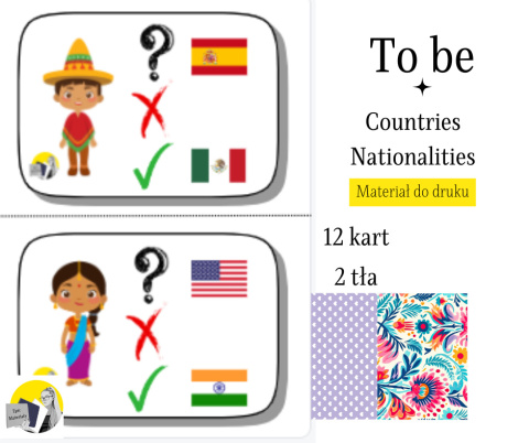 To be countries and nationalities To be countries and nationalities